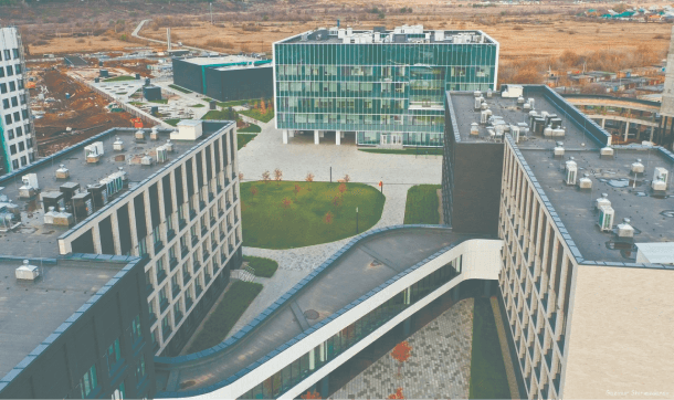 Тепловой пункт для Высшей школы нефти в городе Альметьевск